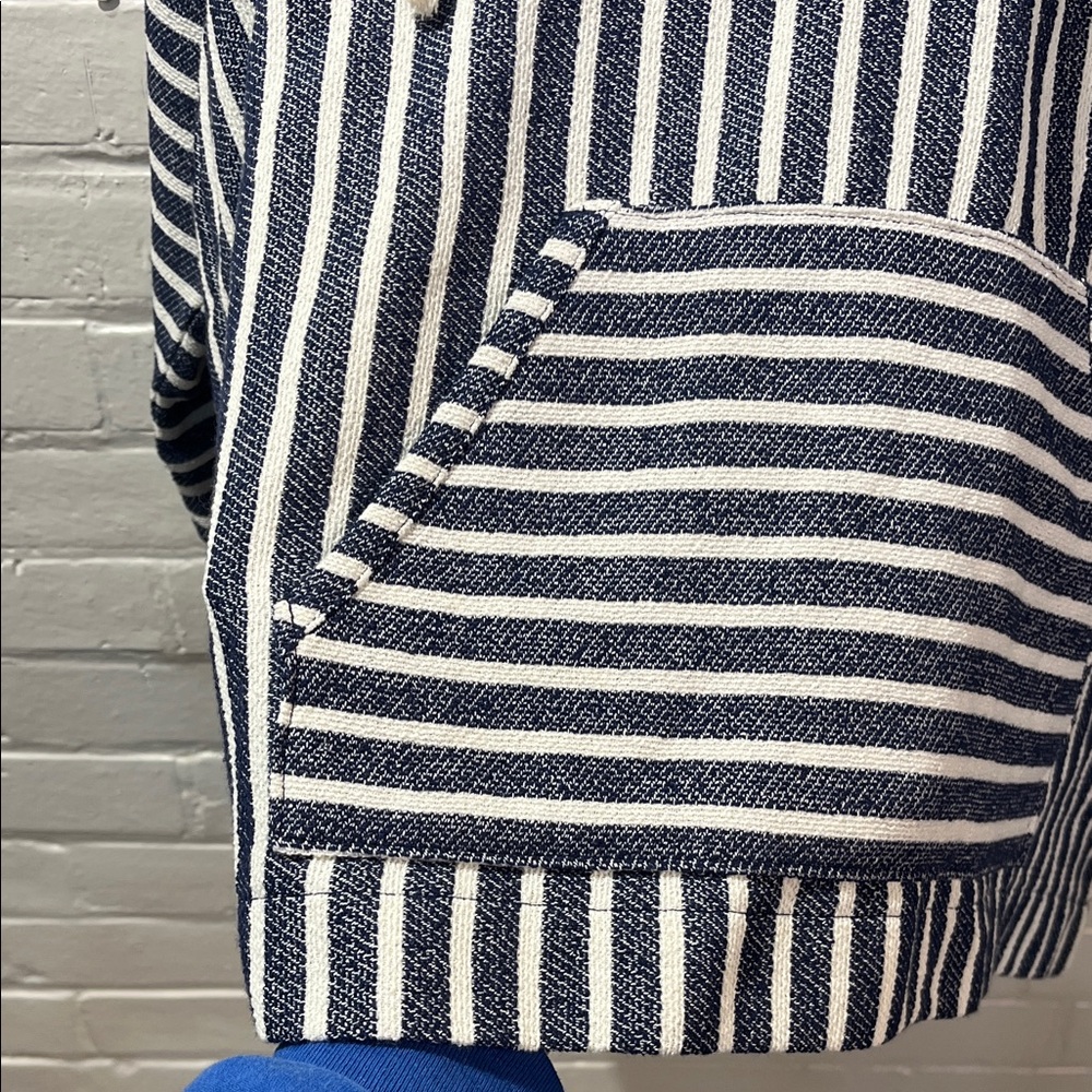 J. Crew Navy and White Striped Pullover NWT - Picture 7 of 7